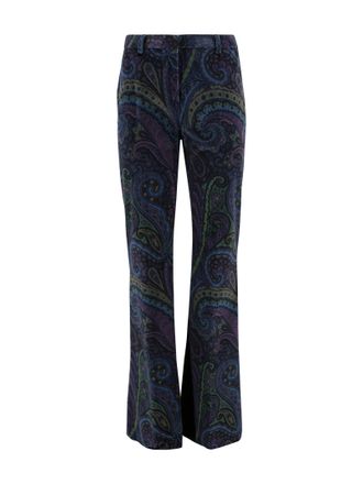 Etro Corduroy Pants With Flared Legs