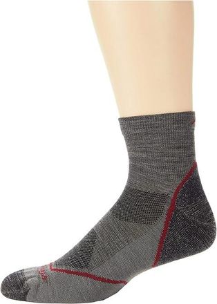 Darn Tough Light Hiker 1/4 Lightweight with Cushion Mens Crew Cut Socks Shoes Taupe : XL (US 12.5-14.5), Wool/Spandex/Nylon