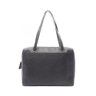 Chanel Black Grained Calfskin Handbag Tote Bag (Pre-Owned)