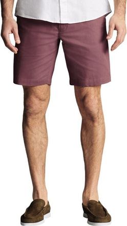 CHARLES TYRWHITT Cotton Linen Shorts in Pink at Nordstrom, Size 349