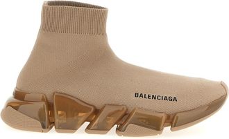Balenciaga Beige Slip On Sneakers