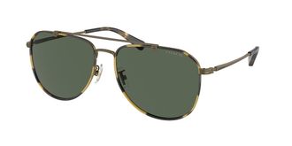 Coach HC7164 CR626 933371 Mens Sunglasses Gold Size 59