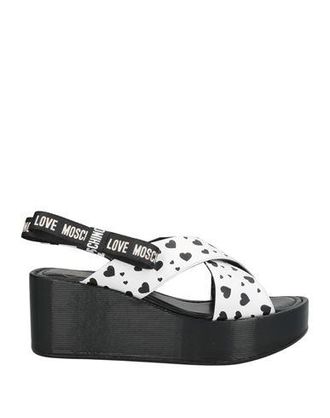 Love Moschino CALZADO - Sandalias con cierre en YOOX.COM