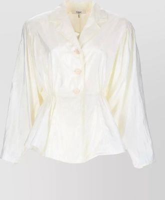 Chlo&eacute; silk blend regular-fit blouse