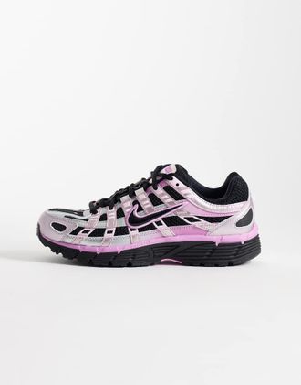 Nike P-6000 sneakers nere e rosa-Nero