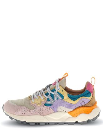 Flower Mountain Multi-Layered Sneakers with Pastel Color Blocks