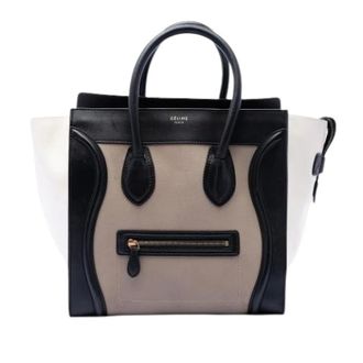 Celine Pre-owned Handbags, female, Multicolor, Size: ONE SIZE Pre-owned Micro Luggage Tote