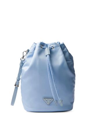 Prada drawstring bucket bag - Blue