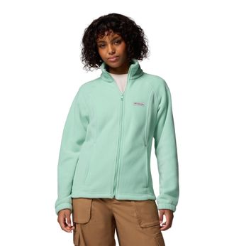 Columbia Womens Benton Springs Full Zip Fleece Jacket, New Mint, Small