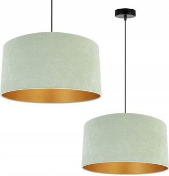 OEM L&aacute;mpara Colgante De Techo L&aacute;mpara De Techo Pantalla De Terciopelo Dorado