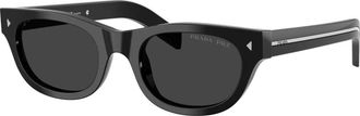 Prada Cat-eye Zonnebril - unisex - Zonnebrillen - Zwart - 51 MM - Accessoires