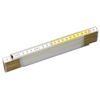Stanley ST DOPPIO METRO ASTE LEGNO ANTI UV 3 MM BIAN GIAL- STANLEY- 10,0 pz