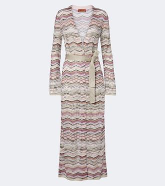 Missoni Zigzag lam&eacute; cardigan