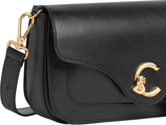Coccinelle Womens Handbag Black Calf Split Bags - Handbags