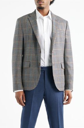 Zanella Treviso Wool & Silk Sport Coat in Blue at Nordstrom, Size 44 - R