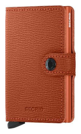 Secrid Miniwallet Crisple in Pumpkin at Nordstrom