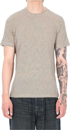 Isabel Marant Leon T-shirt - Heren - T-shirts - Beige - M - Katoen - Tops