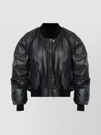 Rick Owens insulated quilted jacket side pockets