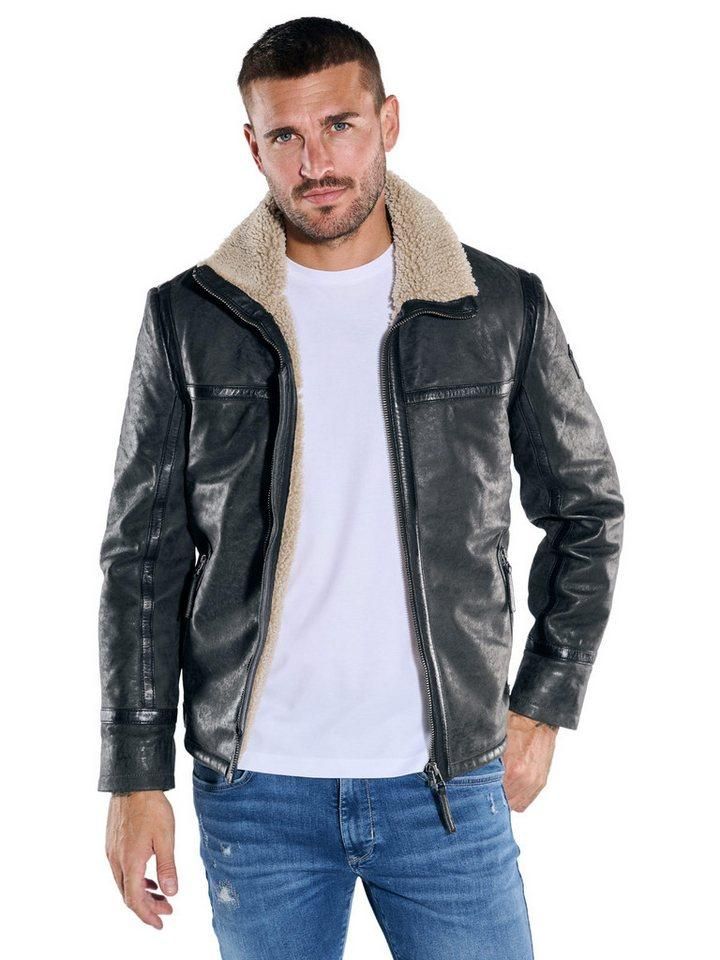 Kapuze Emilio Adani Lederjacke Emilio Adani Lederjacke Lederjacke