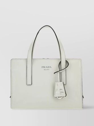 Prada re-edition leather shoulder bag