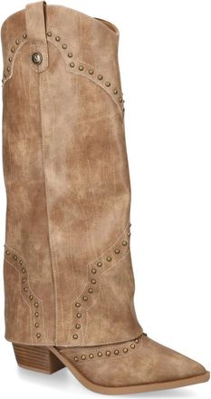Steve Madden Womens Leather Streamline 580 Boots - Tan - Size UK 7