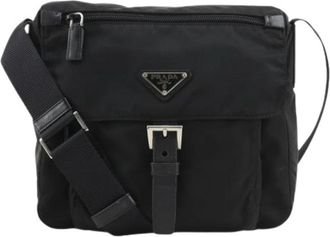 Prada Pre-owned Vintage Schoudertas - Dames - Vintage Schoudertas - Zwart - ONE Size - Nylon - Vintage