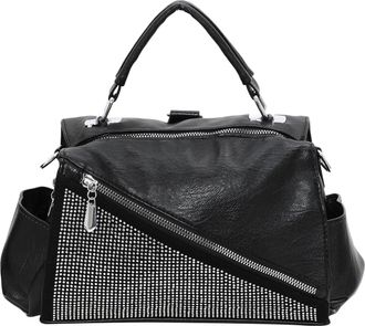 Faina Handtas Dames zwart zilver