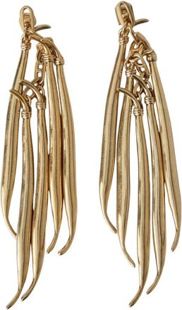 Jacquemus Earrings, female, Yellow, Size: ONE SIZE Les Boucles Haricots Earrings
