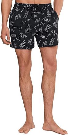 Nike Breaker Print 5 Brief Lined Volley Mens Swimwear Black : SM, Polyester/Spandex