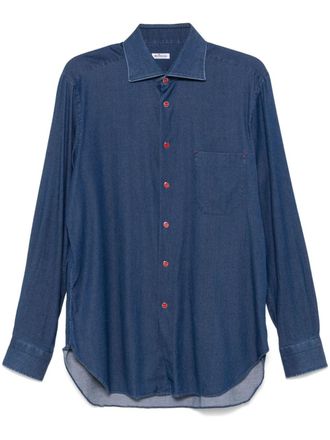 Kiton denim shirt - Blue