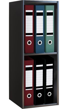 ebuy24 Estante De Madera Vcm De Pie Gabinete De Archivo De Ahorro De Espacio Dimensiones Aprox. Al. 72 X An. 34 X P. 30 Cm Estante Elegante De Pie Estante De