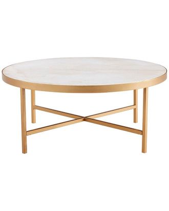 Safavieh Couture Caralyn Round Marble Coffee Table