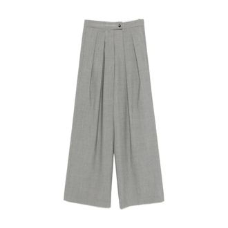 Nine In The Morning Wide Trousers, female, Gray, Size: W26 Sandra Palazzo Trousers