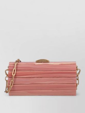 Cult Gaia rolie polie chain strap mini clutch bag