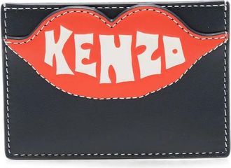 Kenzo Kaarthouder - Heren - Portefeuilles - Zwart - ONE Size - Leer - Accessoires