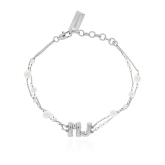 Marc Jacobs Bracelets, female, Gray, Size: ONE SIZE Bracelet with artificial pearl