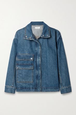 Co Bomber In Denim - Blu