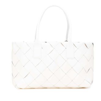 Bottega Veneta Pre-owned Bottega Veneta Small Lambskin Intrecciato Cabat Tote Ladies IO2VXI9XK8TXW1NP