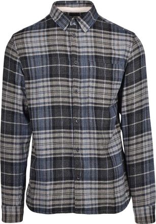 Anerkjendt Akkonrad Structuur Shirt - Heren - Casual Overhemden - Blauw - S - Polyester - Overhemden