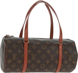 Louis Vuitton Papillon Handbag Monogram Canvas Brown Canvas Handbag (Pre-Owned)