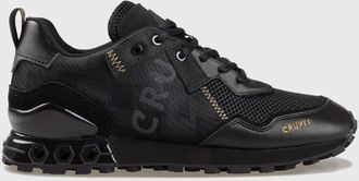 Cruyff Mens Superbia Hex-Tech Trainers in Black Gold Mesh - Size UK 11