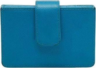 Prada Pre-owned Wallets, female, Blue, Size: ONE SIZE Pre-owned Vintage Leather Wallet