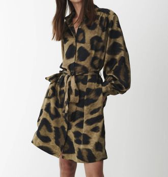 Karmamia Womens Noelle Dress In Khaki Maxi Leo