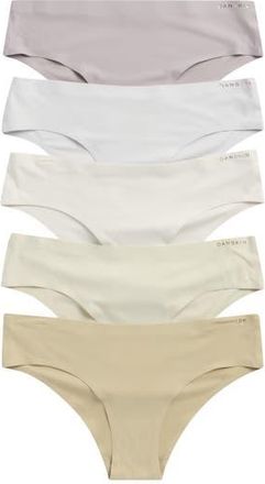 Danskin 5-Pack Microfiber Tangas in Tidal Foam at Nordstrom Rack, Size Medium