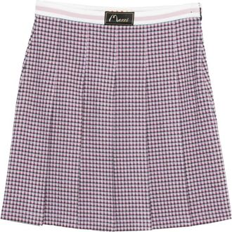 Marni Geplooide rok met middelhoge taille - Dames - Korte rokken - Veelkleurig - XS - Rokken