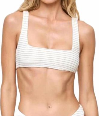 L*Space Liv Bikini Top In White