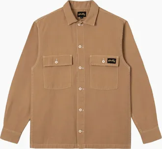 Stan Ray Mens Stan Ray CPO Shirt - Brown - Size: Regular/40