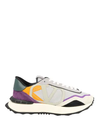Valentino VLogo Netrunner Suede Low-Top Sneakers