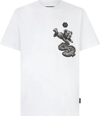 Philipp Plein T-Shirts - Heren - T-shirts - Wit - XL - Tops