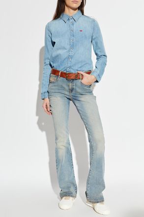 Diesel DE-EAZY Shirt, Womens, Light Blue